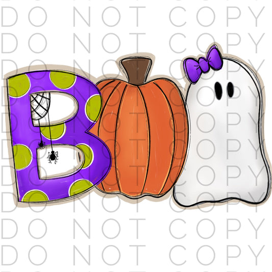 Boo Ghost Girl (Sublimation)