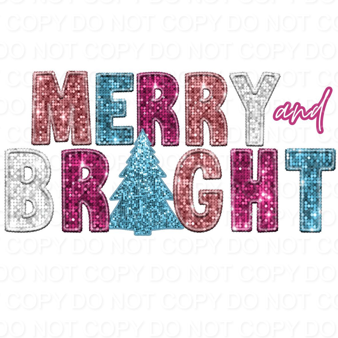 Merry and Bright Faux Sequins (Direct To Film)