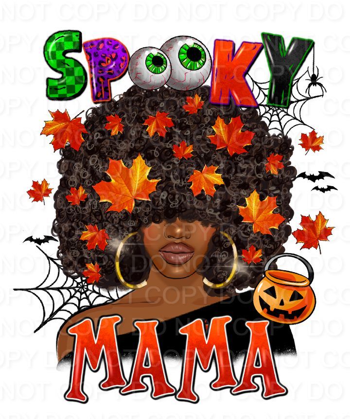 Spooky Mama with leaves in hair (Direct To Film)