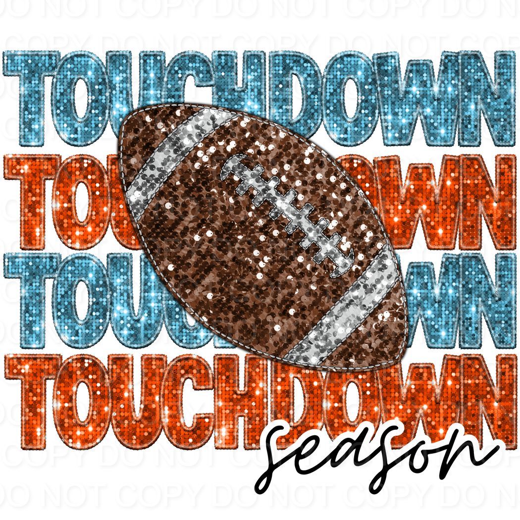 Touchdown Season Faux Sequins (Direct To Film)