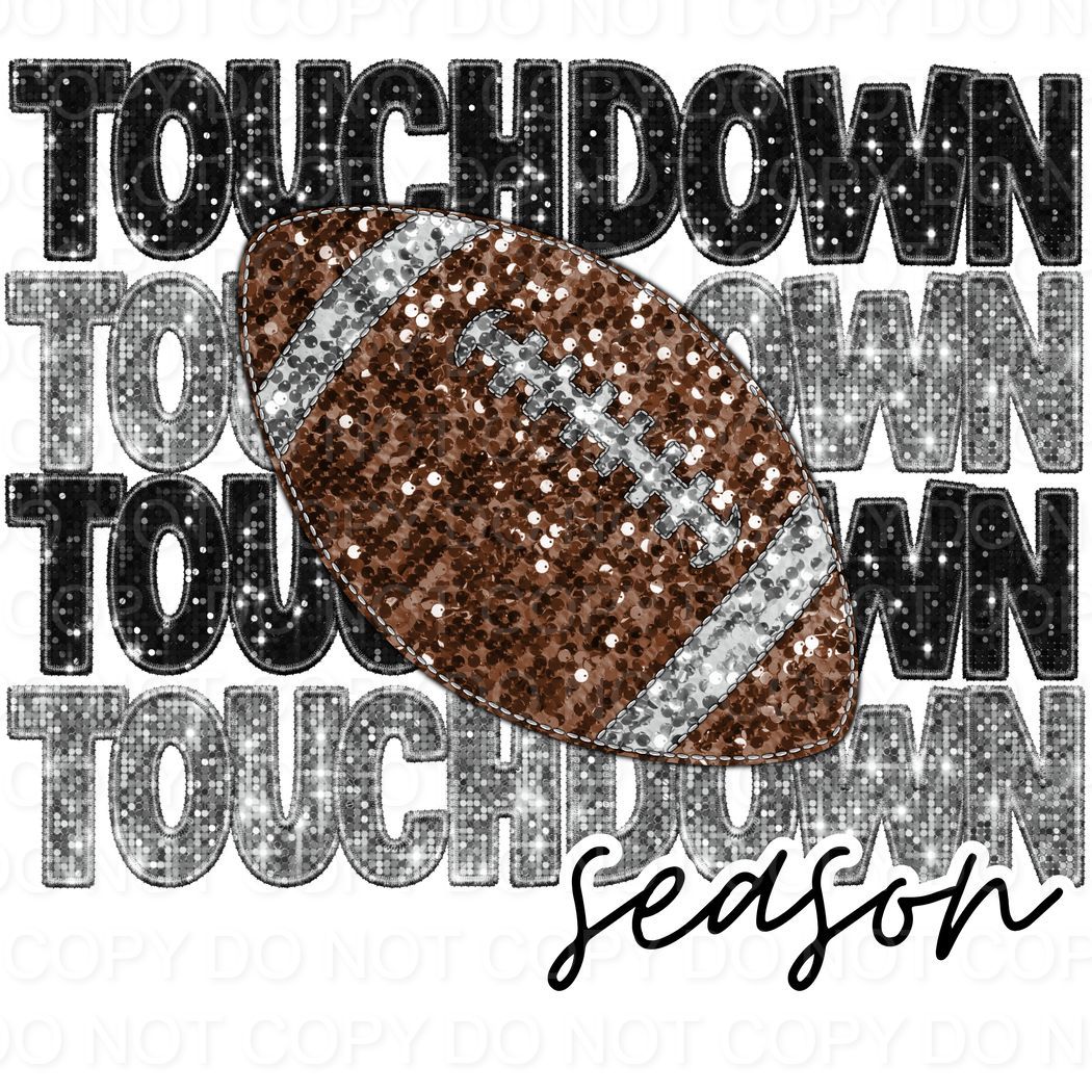 Touchdown Season Faux Sequins (Direct To Film)