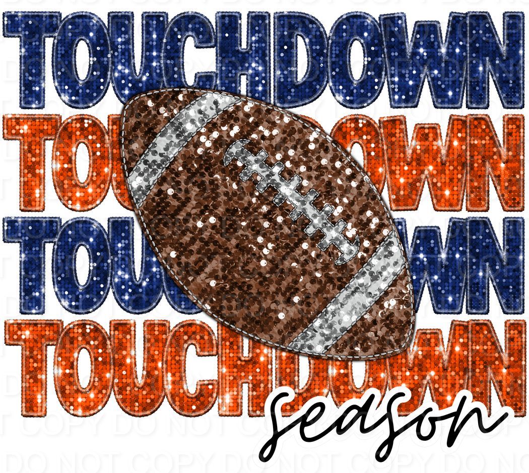 Touchdown Season Faux Sequins (Direct To Film)