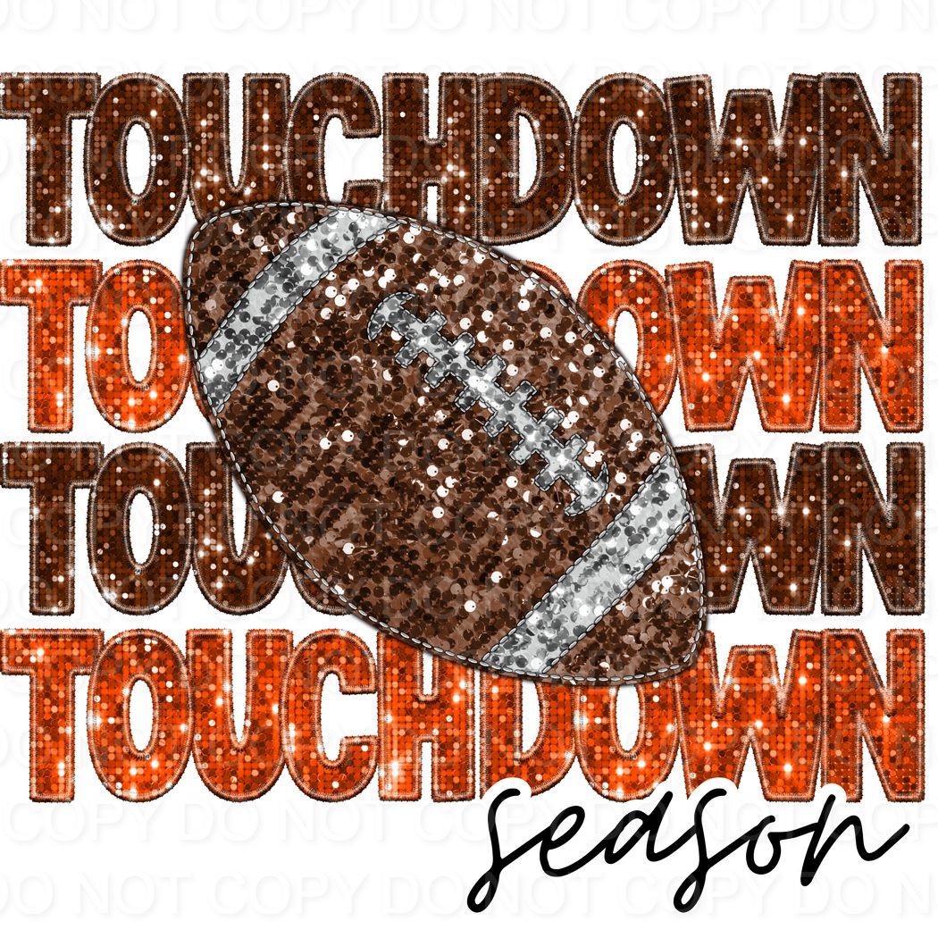 Touchdown Season Faux Sequins (Direct To Film)