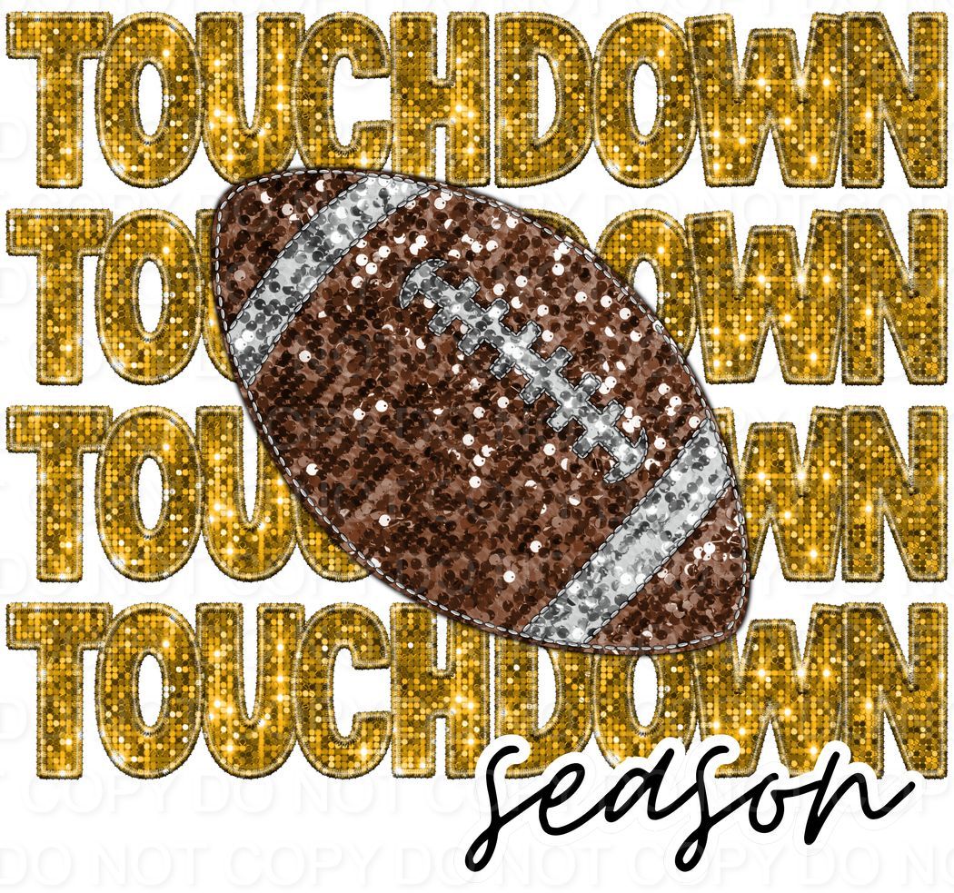 Touchdown Season Faux Sequins (Direct To Film)