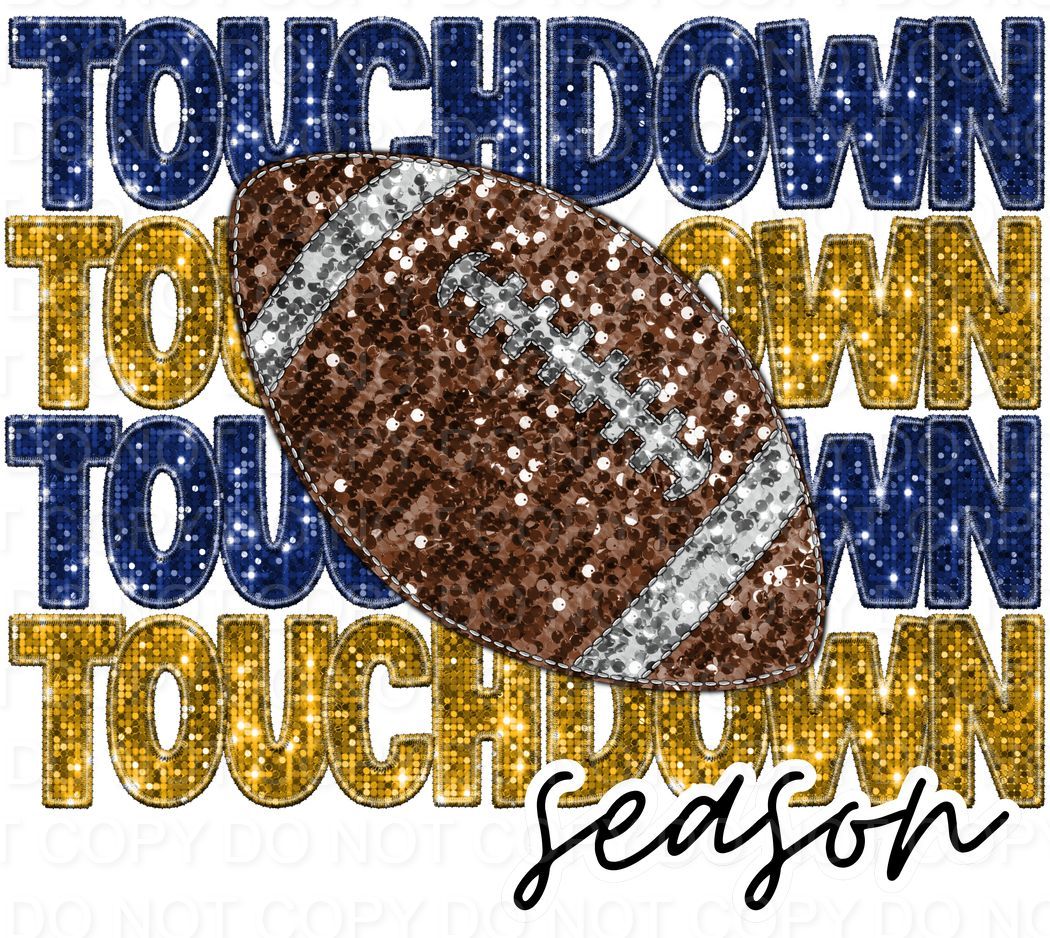 Touchdown Season Faux Sequins (Direct To Film)