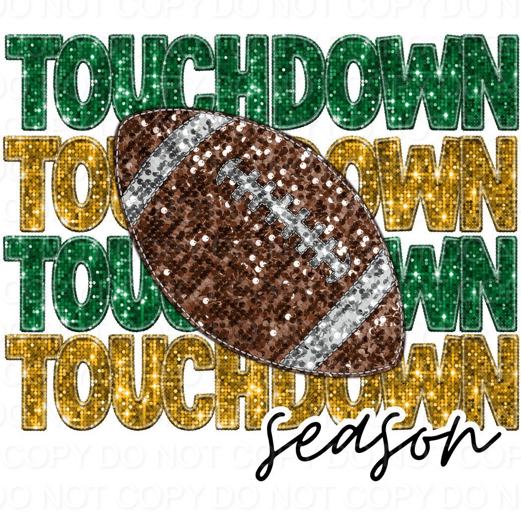 Touchdown Season Faux Sequins (Direct To Film)