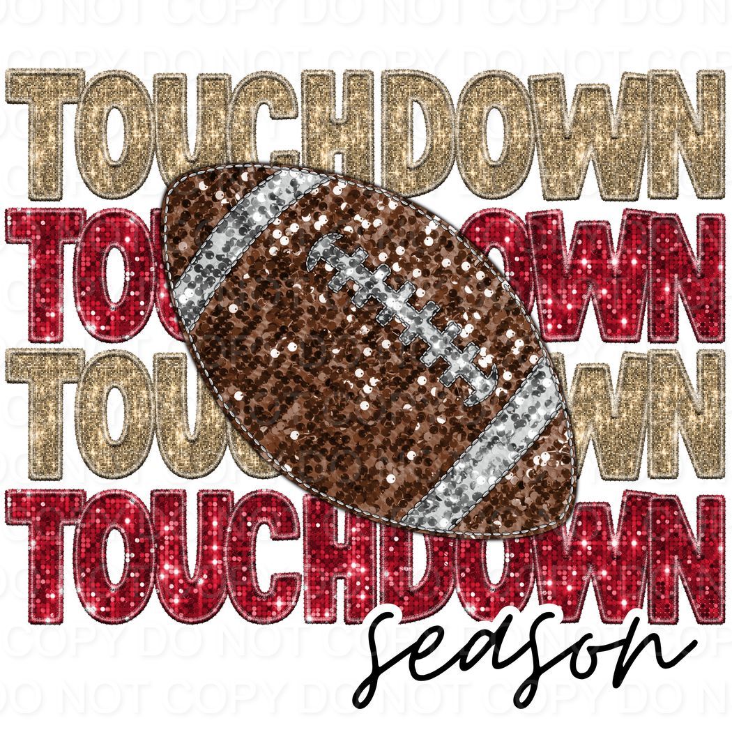 Touchdown Season Faux Sequins (Direct To Film)