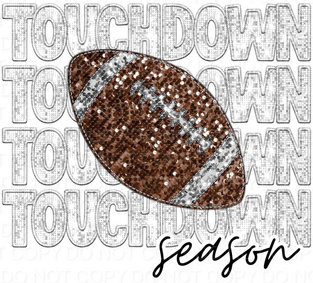 Touchdown Season Faux Sequins (Direct To Film)