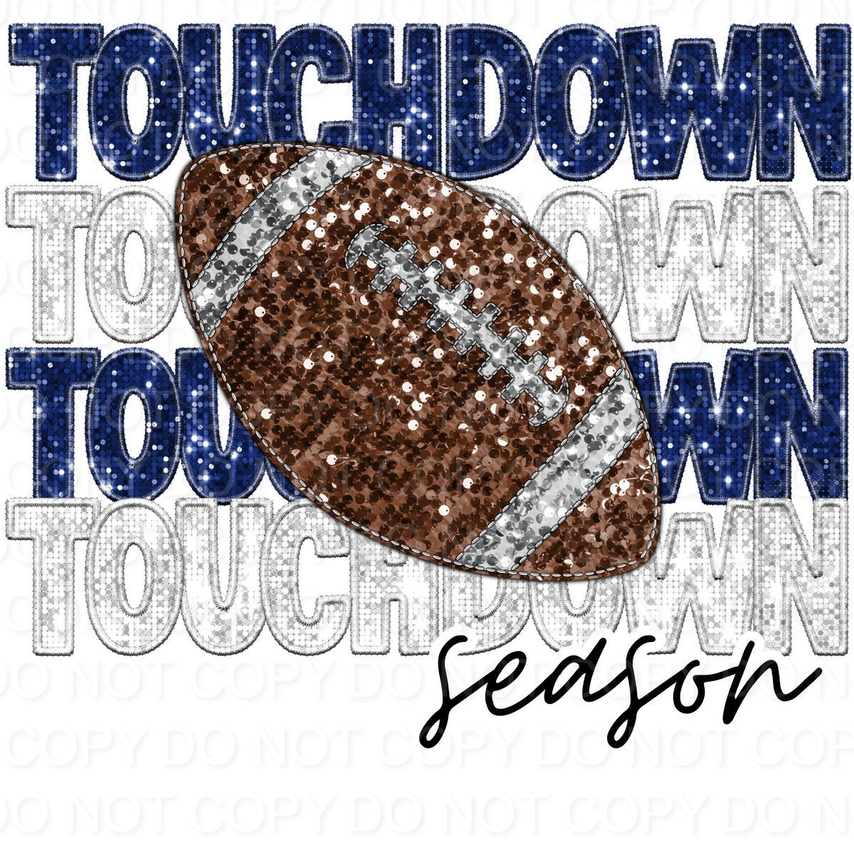 Touchdown Season Faux Sequins (Direct To Film)