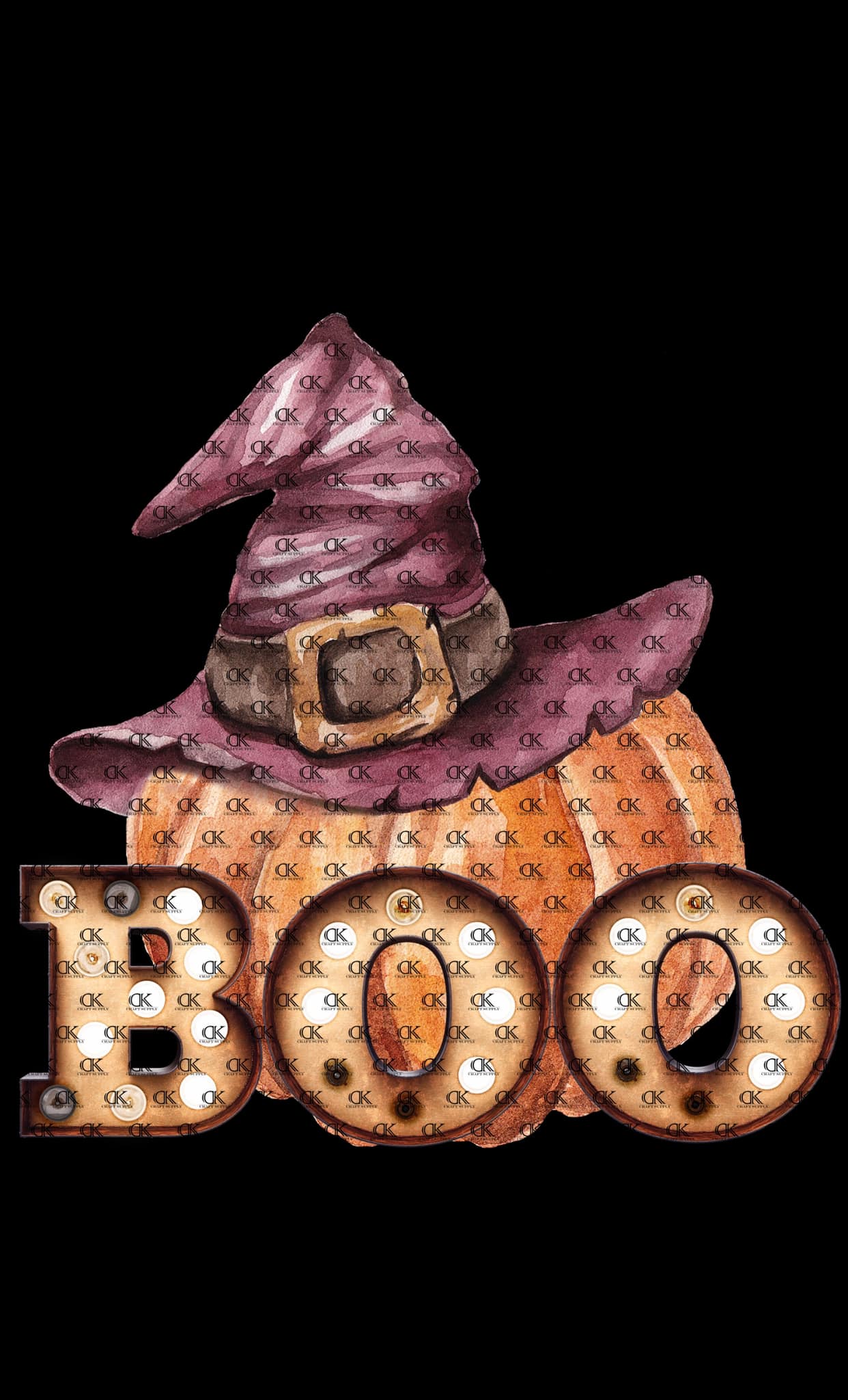 Boo with Pumpkin and Hat (Direct To Film)