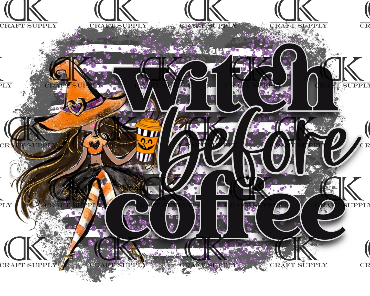 Witch Before Coffee with Background (Direct To Film)