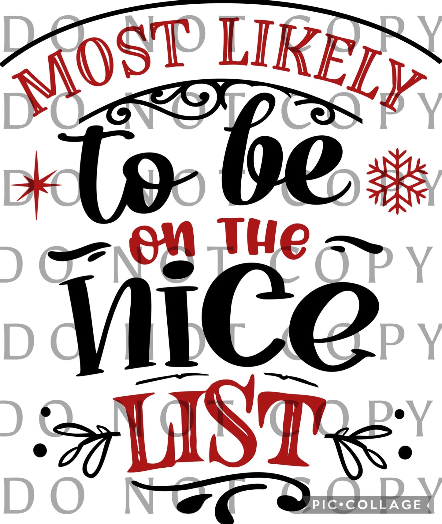 Most Likely to be on the nice list (Direct To Film)