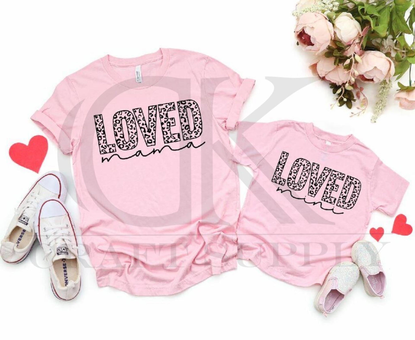 Loved Mama or Loved Mini Single Color (Adult, Youth and Toddler)