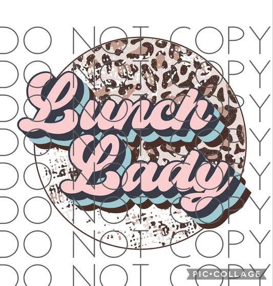 Lunch Lady leopard circle (Direct To Film)