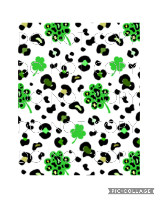 St Patty’s Leopard Tumbler Wrap