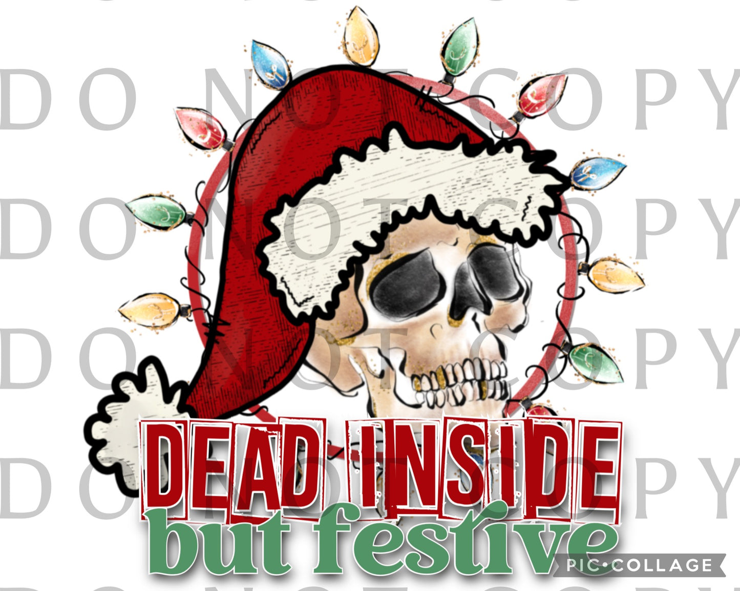 Dead Inside but festive skull (Direct To Film)