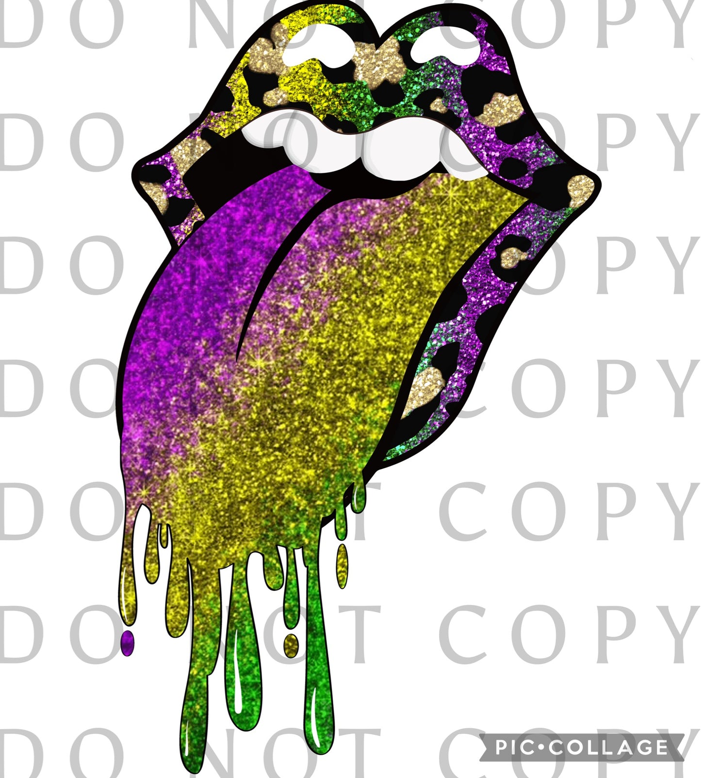 Mardi Gras Dripping Lips (Direct To Film)