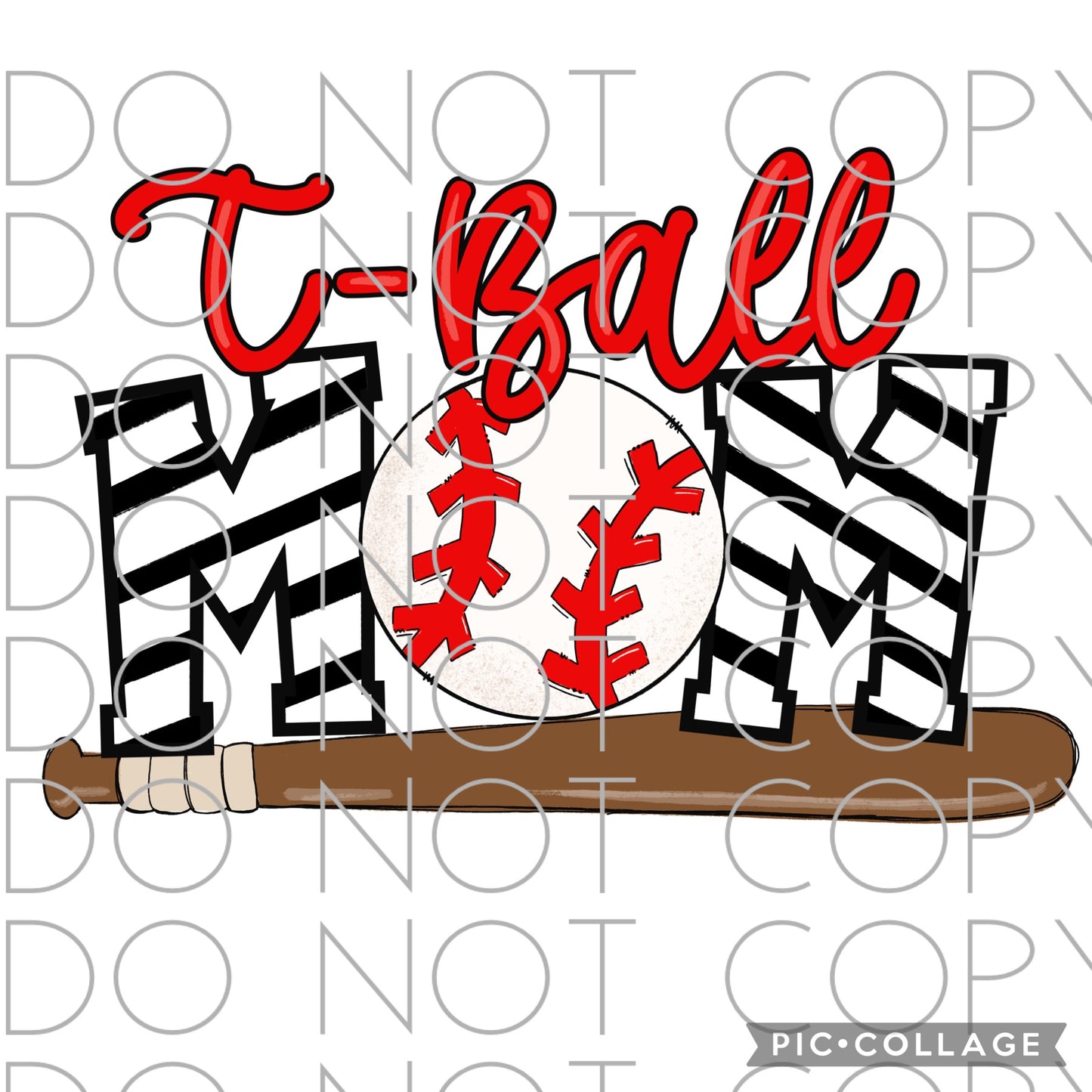 Tball Mom Full Color (Adult)