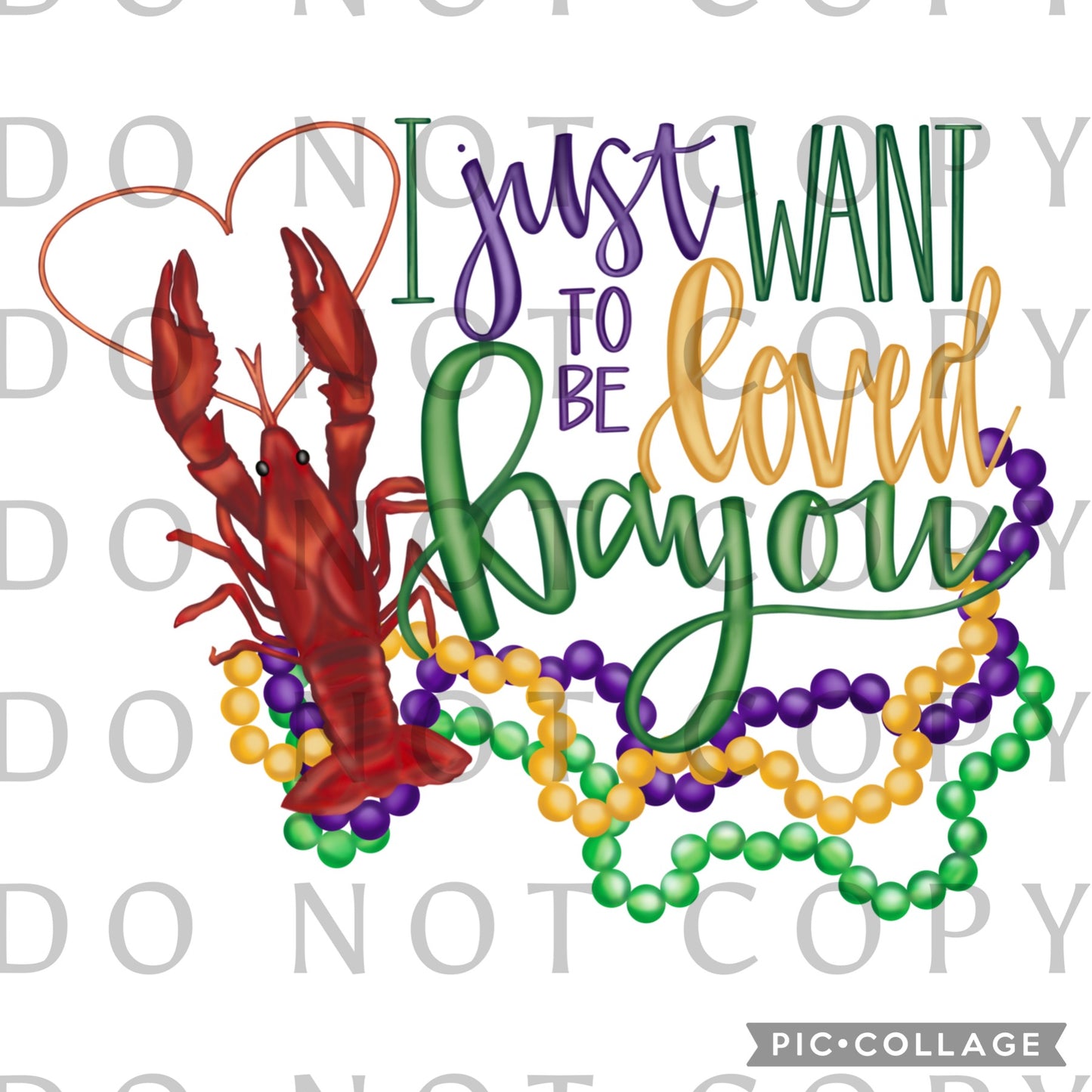 I just want to be loved bayou (Direct To Film)