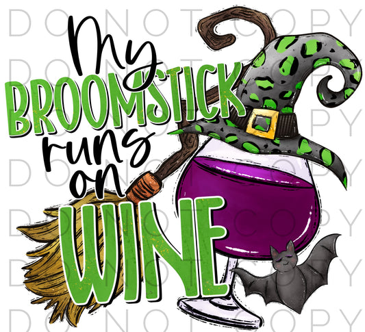 My Broomstick runs on wine (Direct To Film)