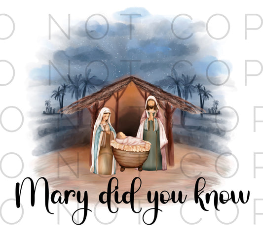 Mary did you know (Direct To Film)