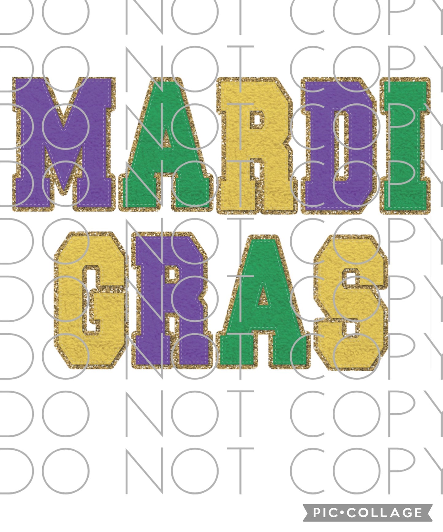 Mardi Gras Faux Chenille (Direct To Film)